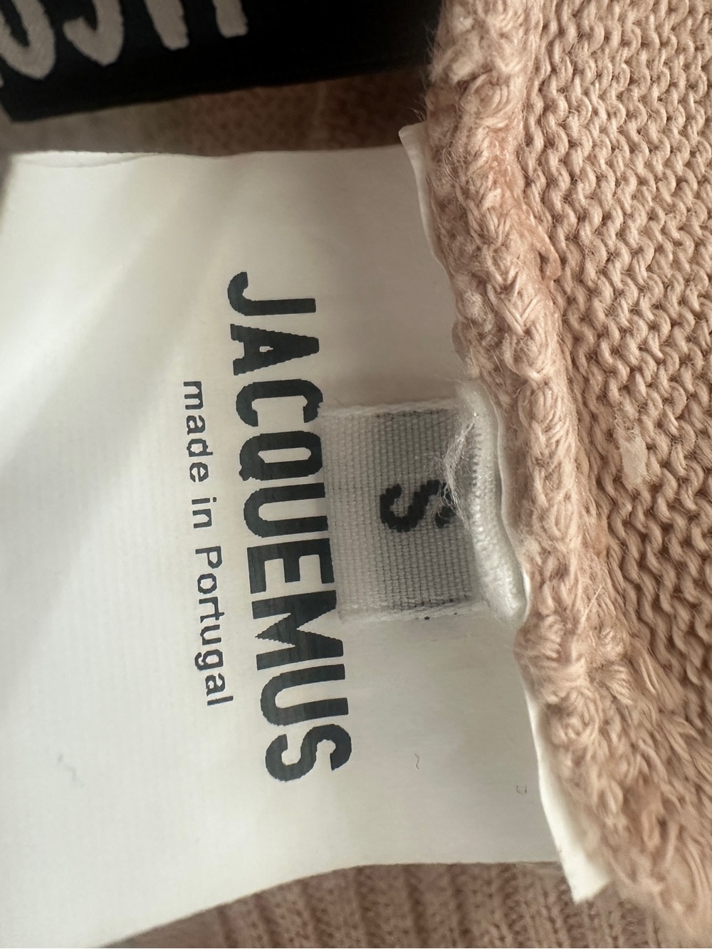 Jacquemus Blush Striped V-Neck Knit Vest - Picture 3 of 6